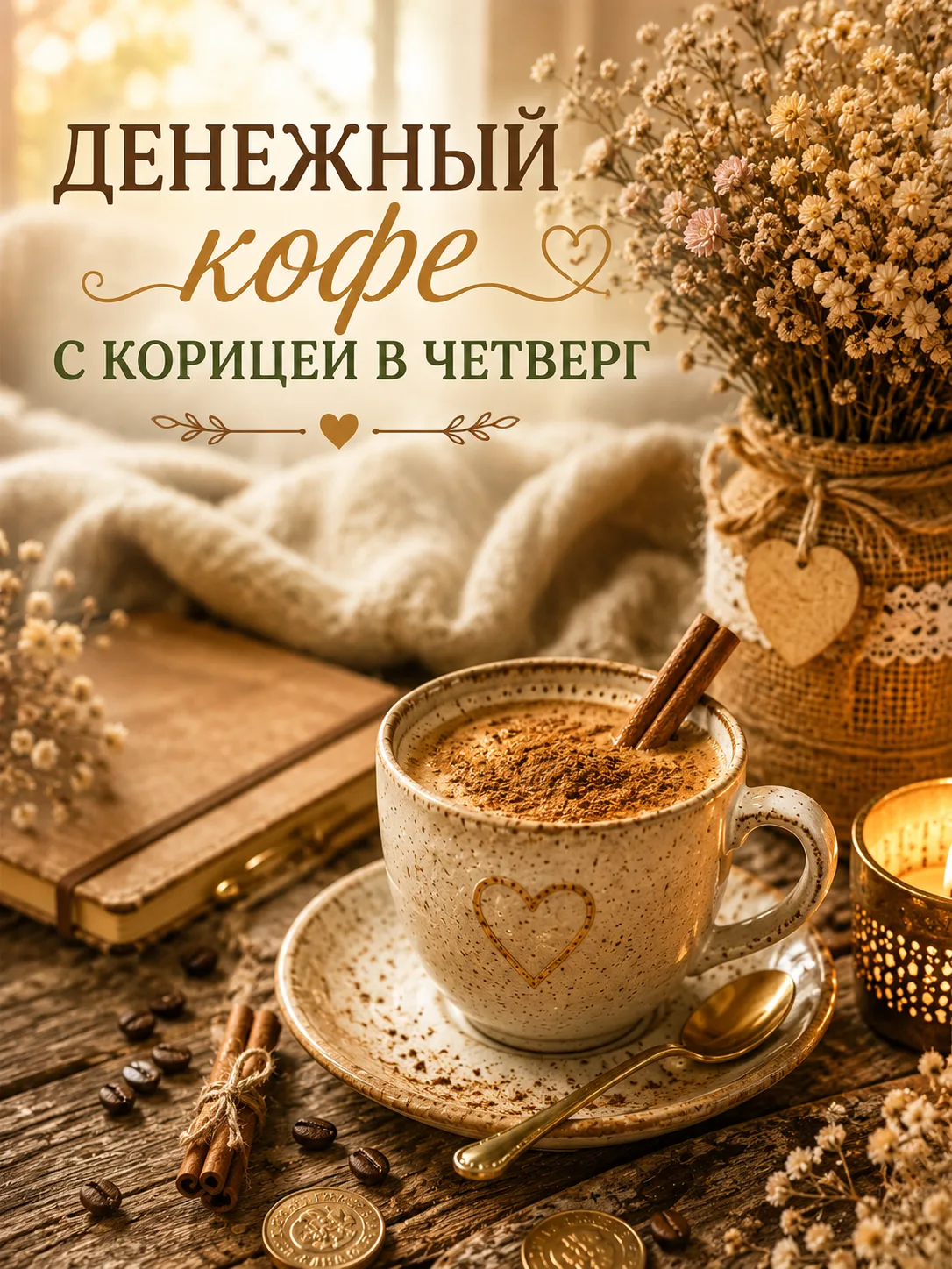 Почему в четверг нужно пить кофе с корицей