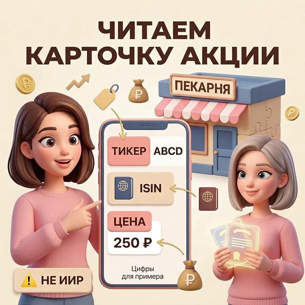 🔎 Как читать котировки: тикер, ISIN и цена