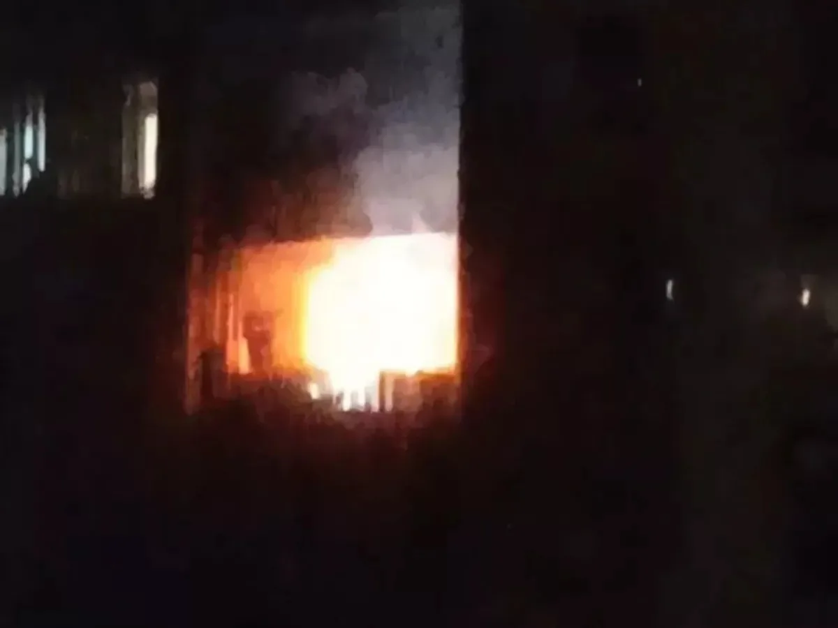 🔥В Волгодонске загорелся балкон многоэтажки