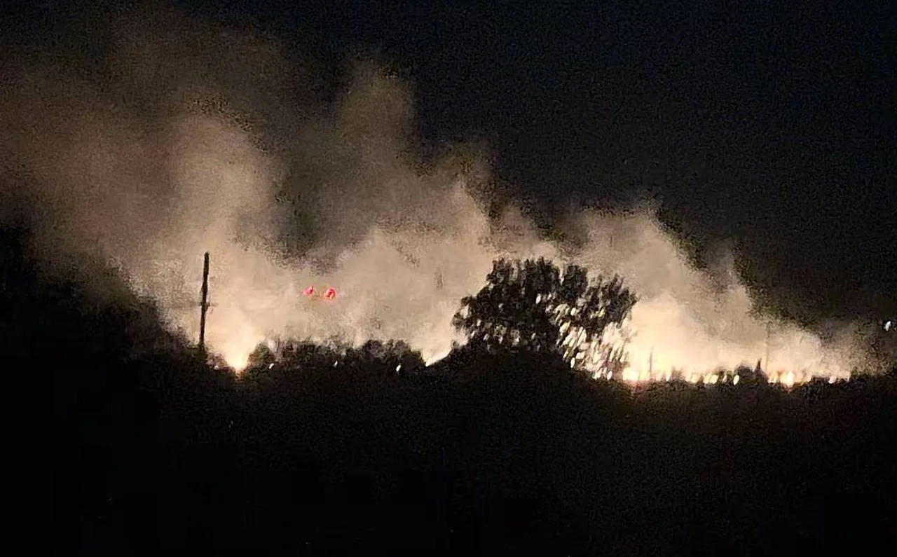 ‼️Украинские БПЛА атаковали ночью Луганск. На местах пожар.