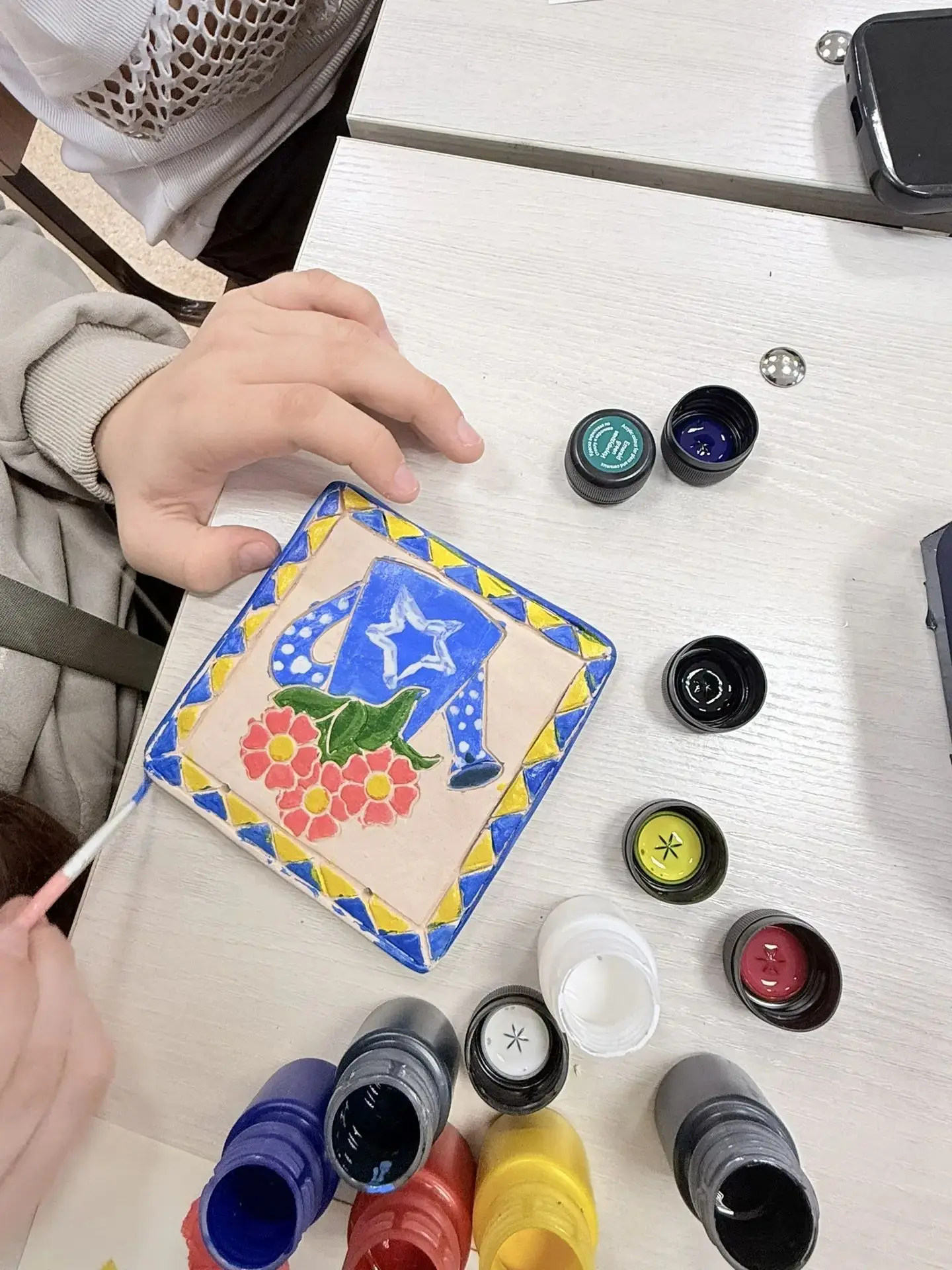 🎨 От лепки - к цвету: завершаем создание керамических работ!
