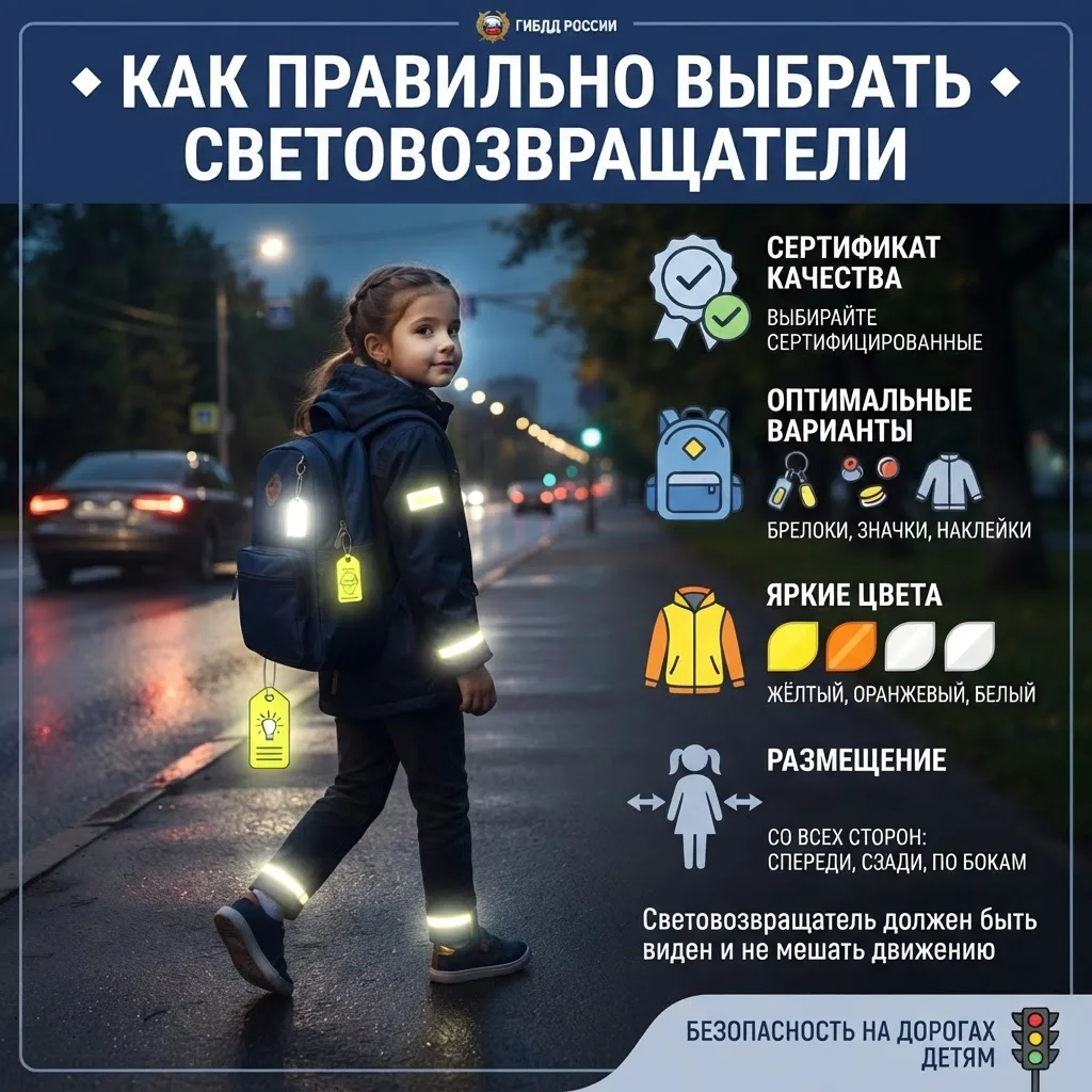 Световозвращатели — модно и безопасно 🍁