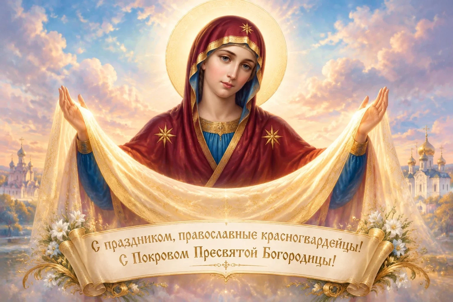🙏Дорогие земляки! С праздником Покрова Пресвятой Богородицы.