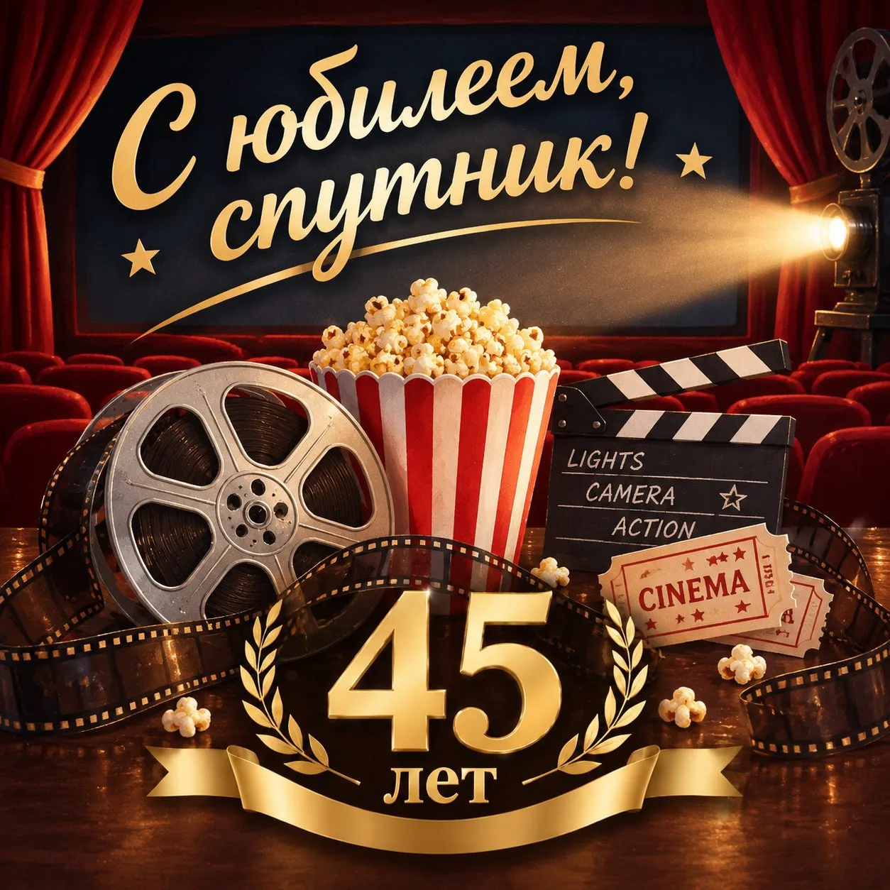 🎬 Нашему «Спутнику» — 45  лет!