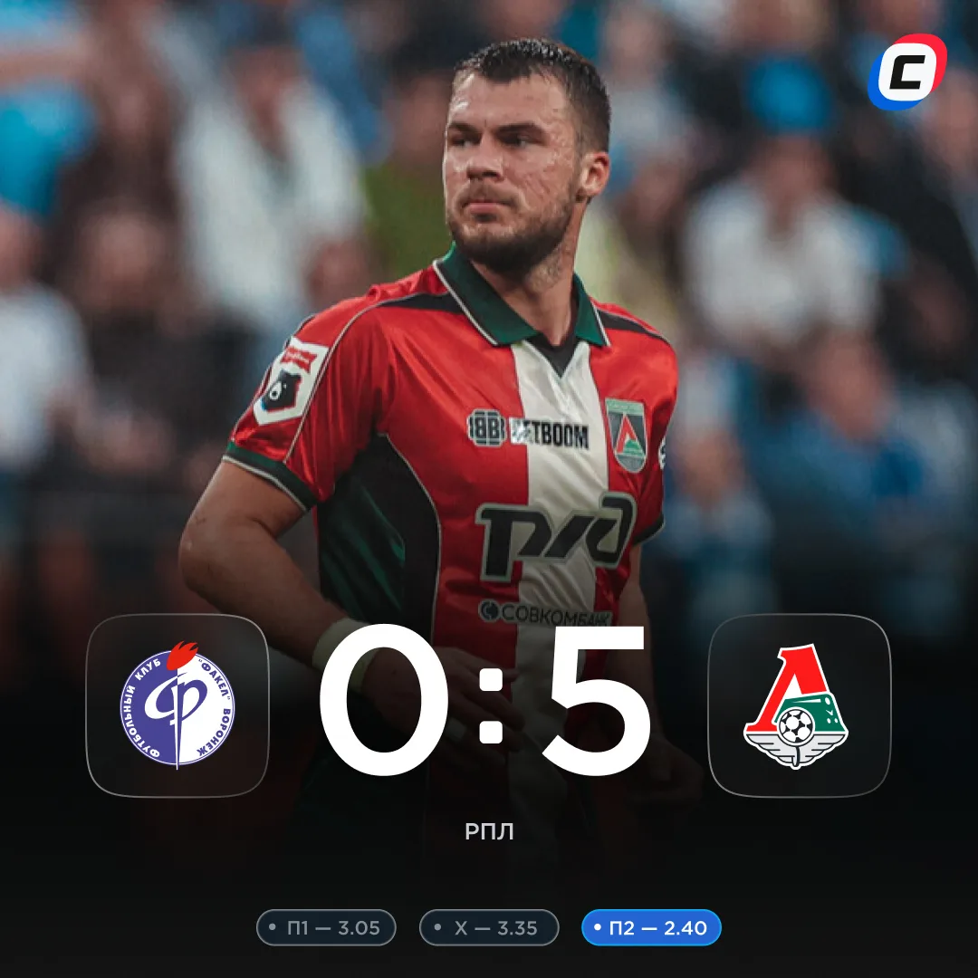 «Локомотив» уничтожил «Факел» в Воронеже 😎