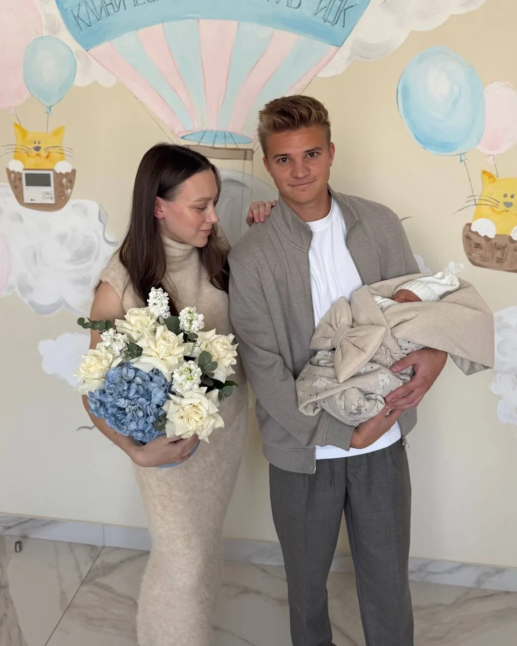 💙 Сине-бело-голубые поздравляют Кирилла Косарева с рождением сына!