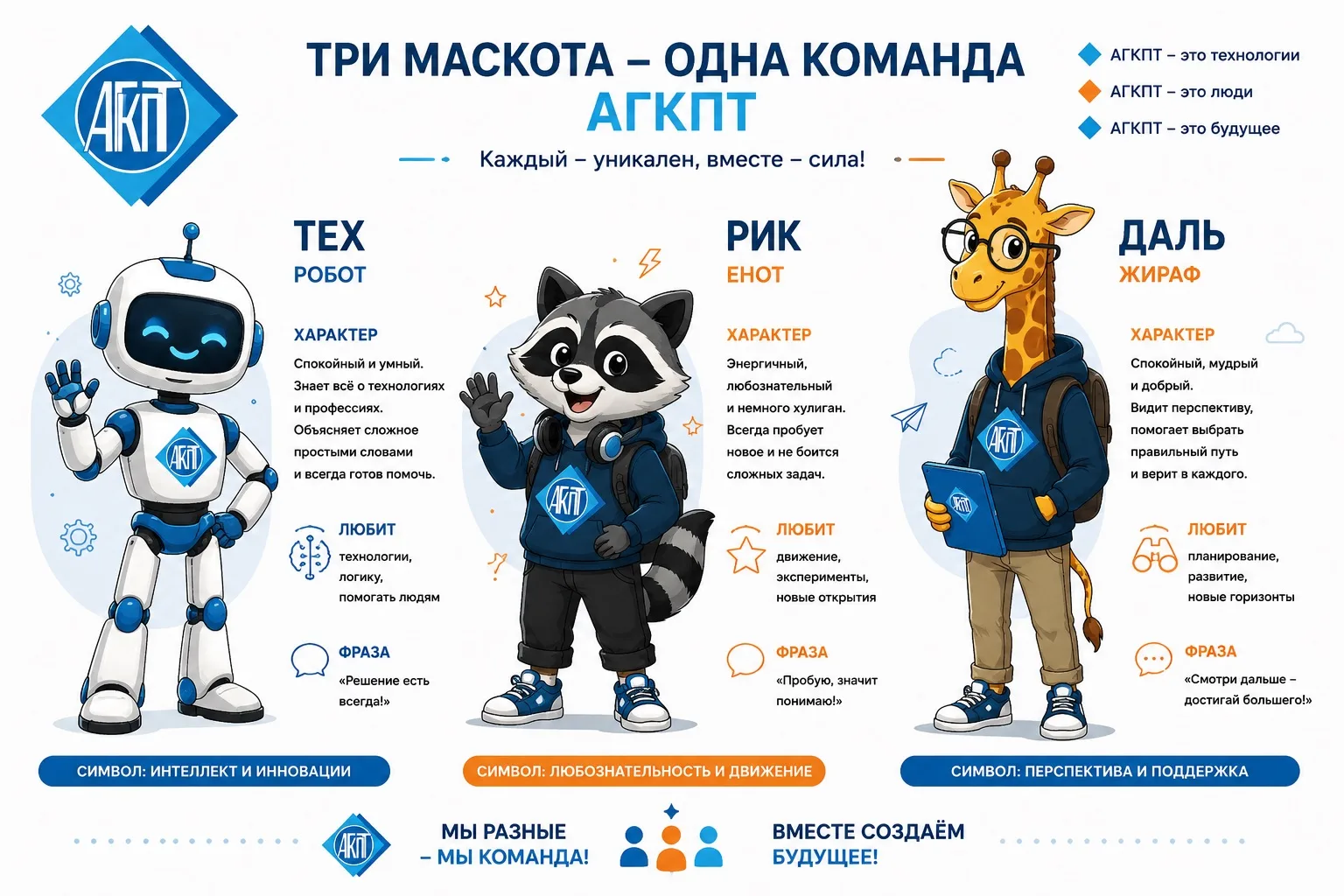 👀 Выбираем маскота ПРОФТЕХа!