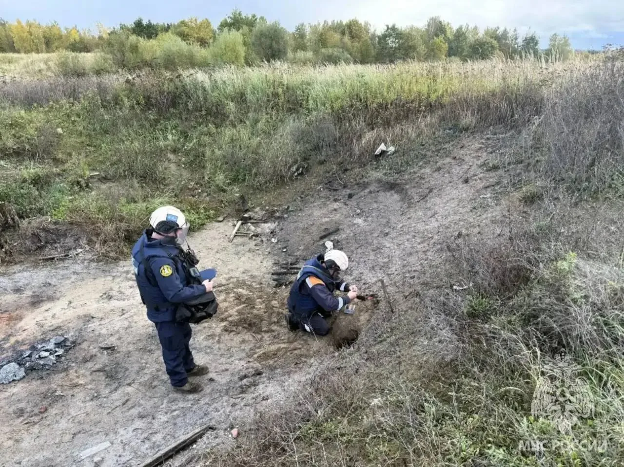 На участке в Балтийске нашли авиабомбу времён Великой Отечественной войны.