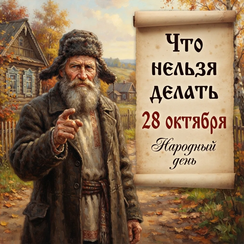 🚫 28 октября — Что нельзя делать