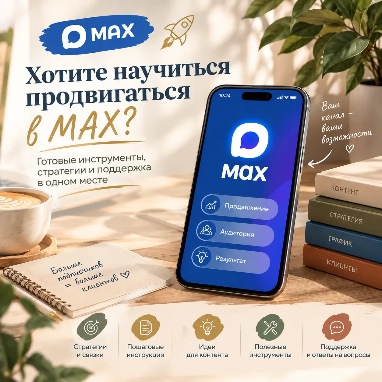 🚀 Хотите научиться продвигаться в MAX и привлекать целевую аудиторию?