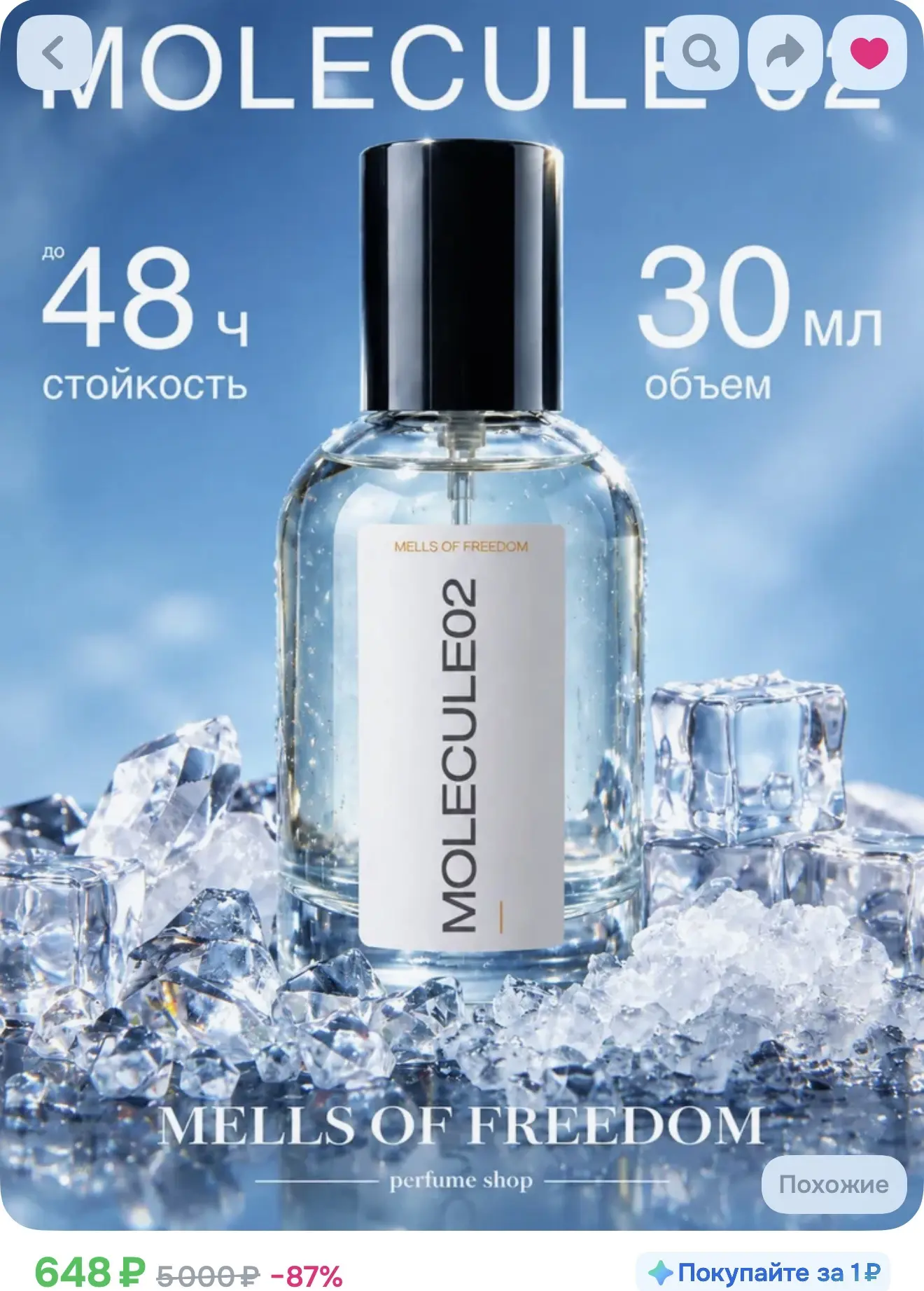 Духи женские, 30 мл