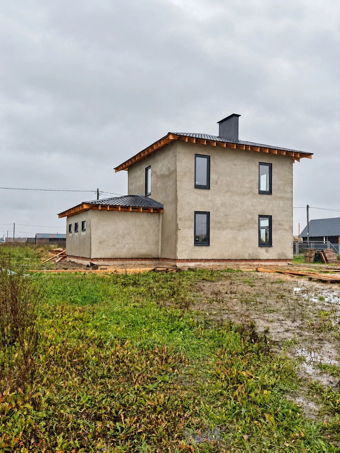 🏡 Сначала планировали дачу, а построили дом для всей семьи!