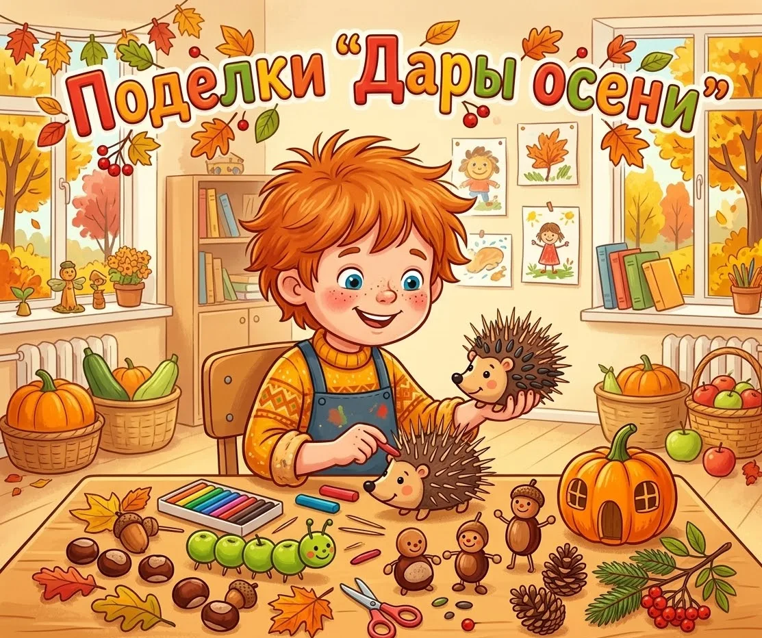🎉 «Дары осени»: волшебная выставка в группе «Совята»! 🍁