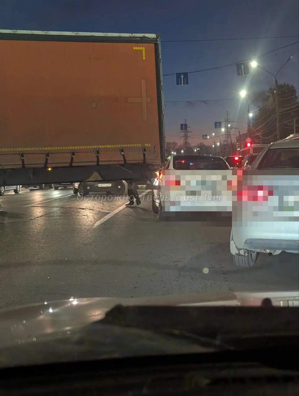 ⚡️ На Калинина в сторону центра произошло ДТП