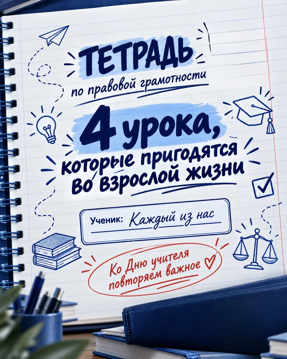 Ко Дню учителя собрали для вас памятку с полезными «уроками» от органов принудительного...