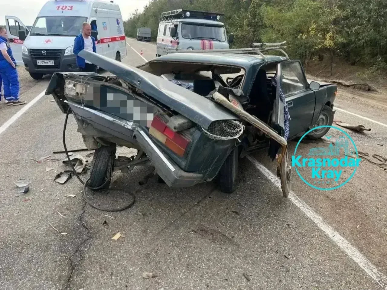 🚨 В Кавказском районе выезд на встречную полосу привёл к смертельному ДТП.