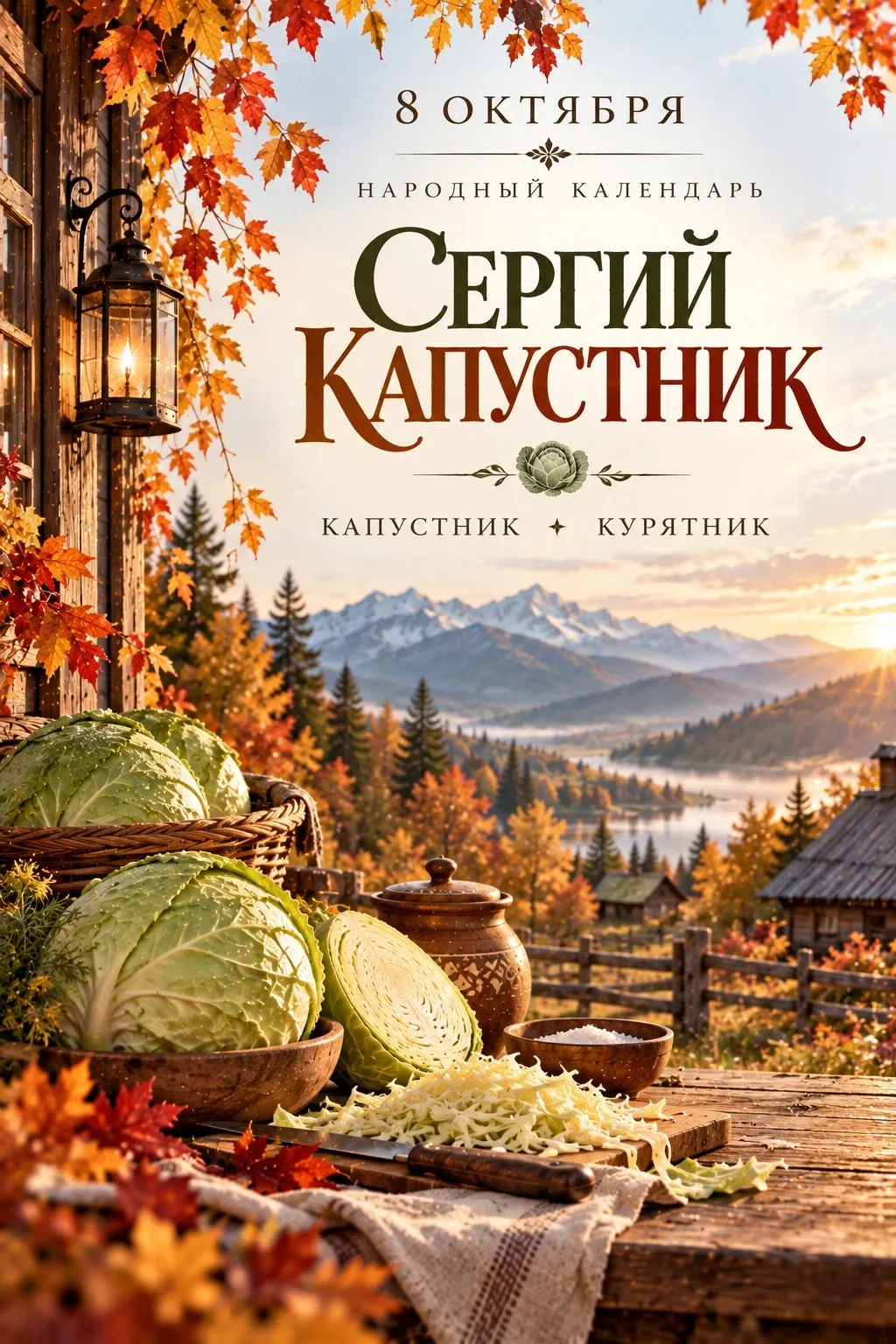 🍂 8 ОКТЯБРЯ — СЕРГИЙ КАПУСТНИК, КУРЯТНИК