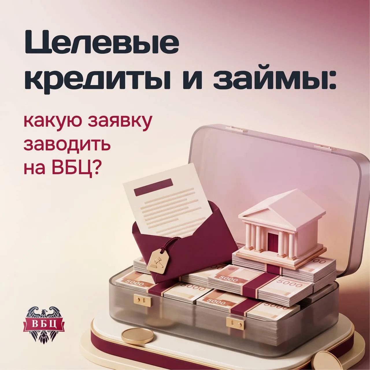 Целевые кредиты и займы: какую заявку заводить на ВБЦ?
