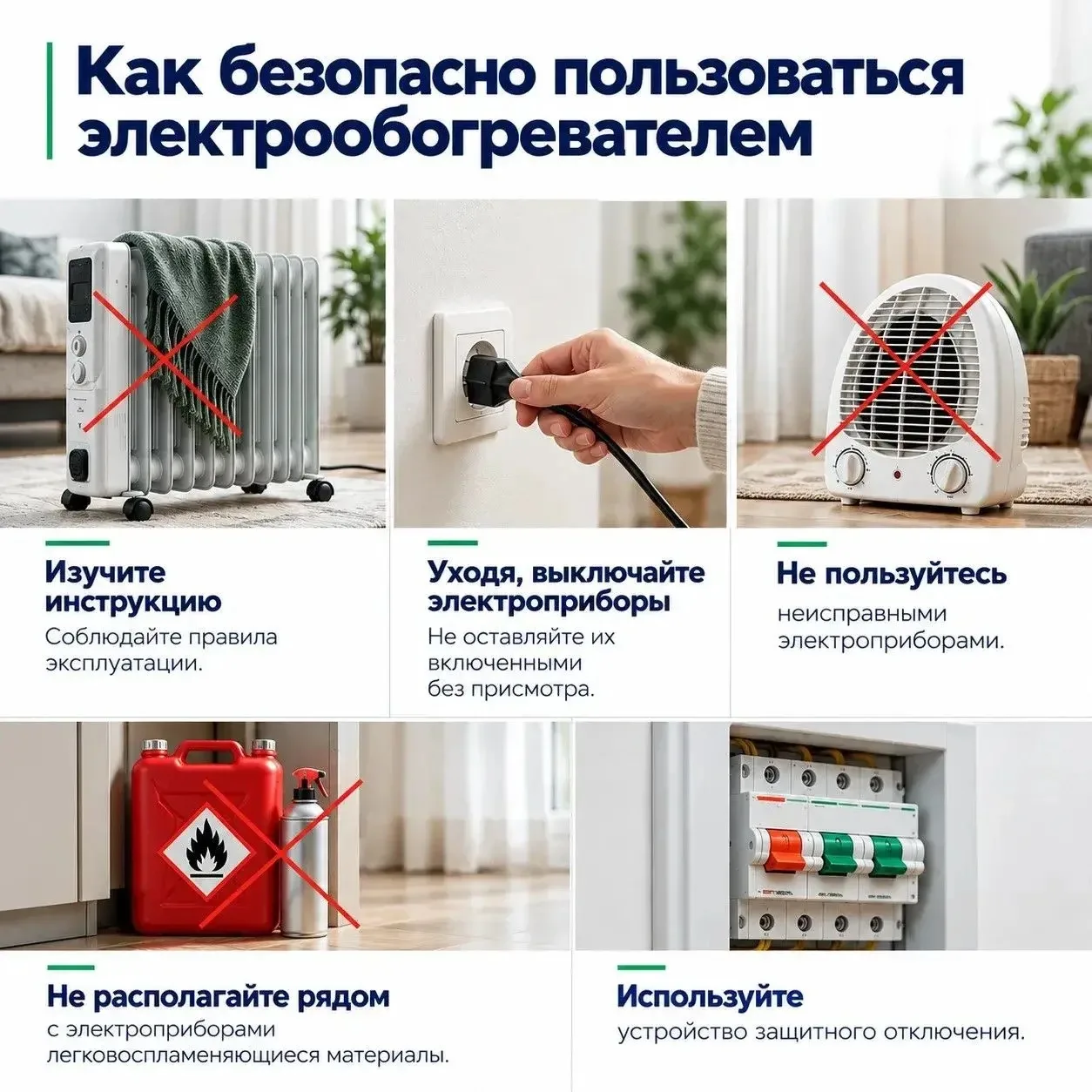 Как не превратить обогреватель в источник пожара?