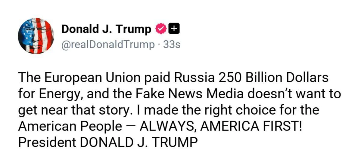 Дональд Трамп заявил, что сделал «правильный выбор», разрешив России экспортировать диз...