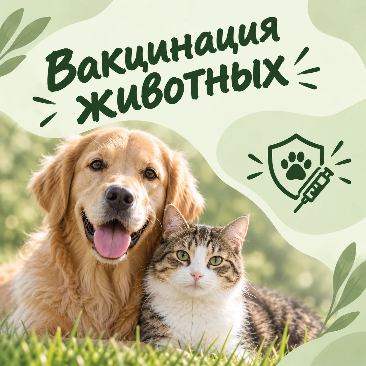 Поговорим о прививках: зачем нужно вакцинировать питомцев?🤔