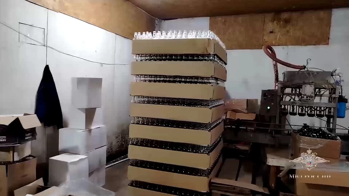 Под Тулой накрыли подпольное производство алкоголя