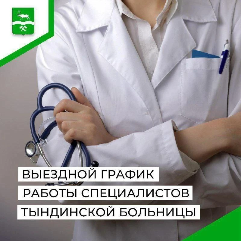 График работы выездных медицинских специалистов ГАУЗ АО «Тындинская межрайонная больниц...