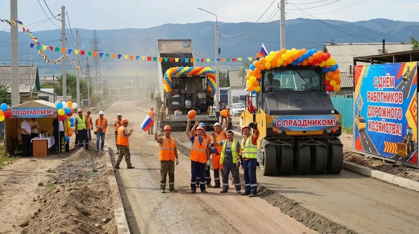 Уважаемые работники и ветераны дорожной службы Селенгинского района, поздравляю вас с Д...