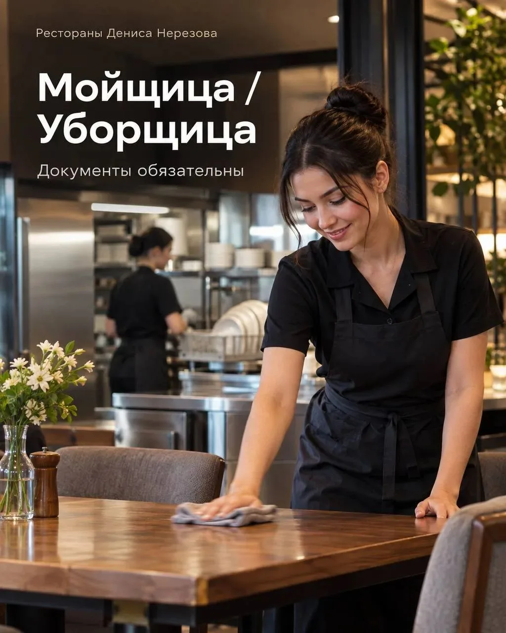 🍽 ТРЕБУЮТСЯ СОТРУДНИКИ В РЕСТОРАН