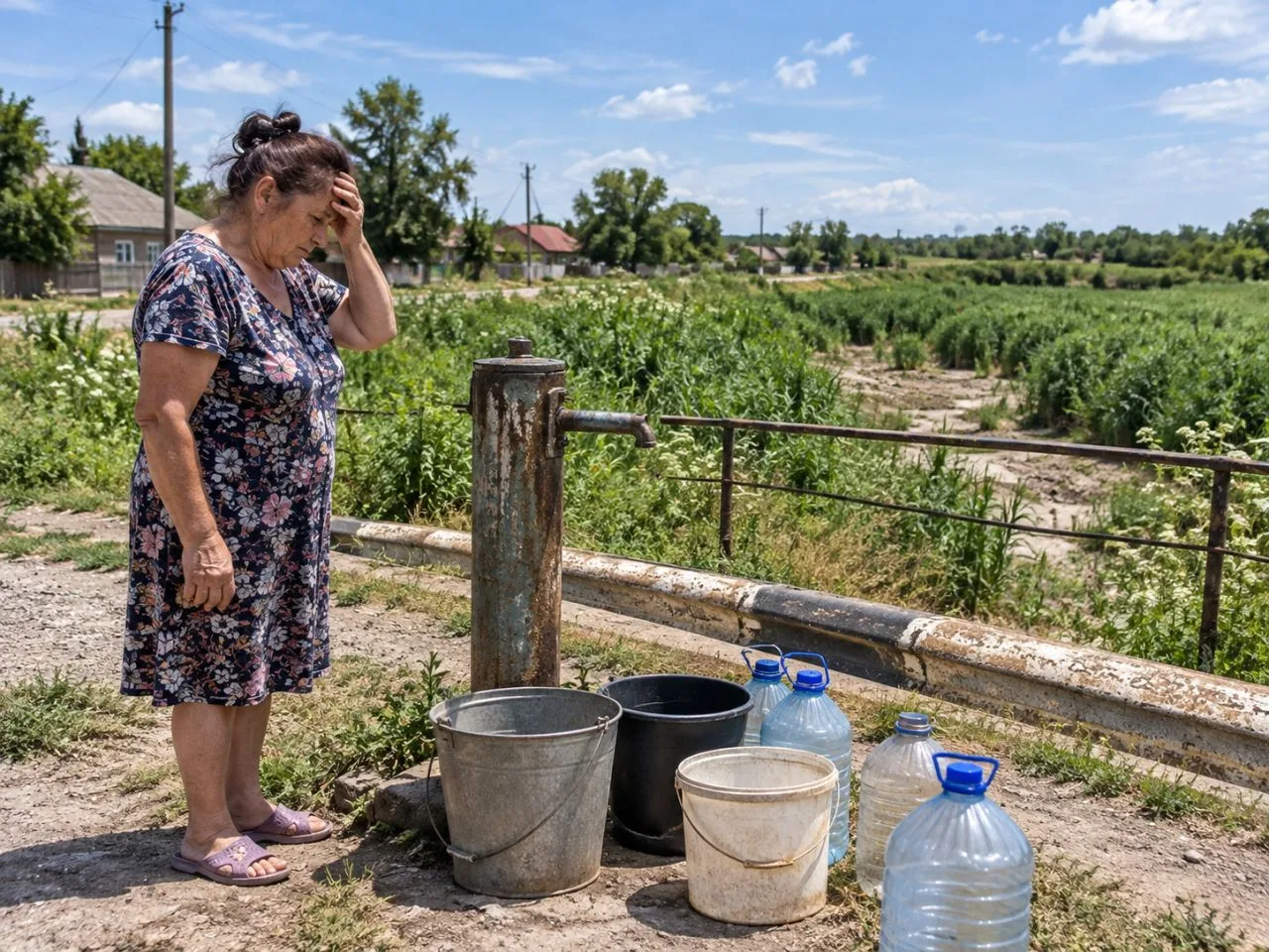 🚱 «Унитаз смыть нечем»: село под Ростовом третий день без воды