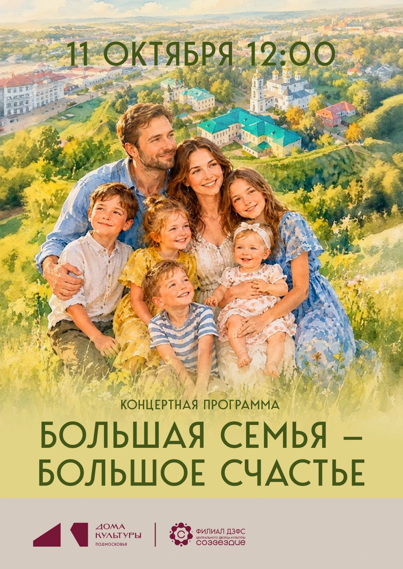 Большая семья — большое счастье!