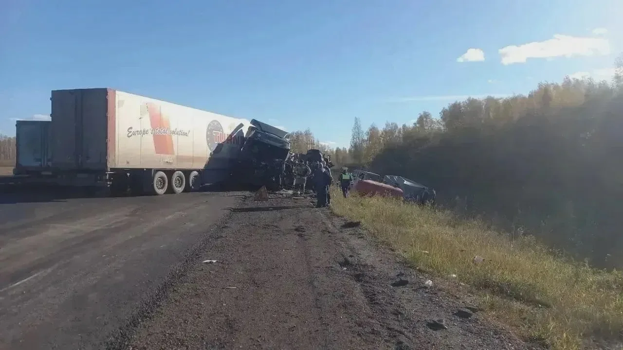 Двое дорожных рабочих пострадали на трассе М-5