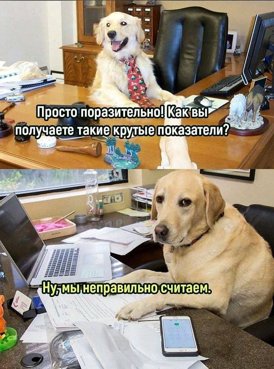 Пусть ваши показатели сходятся с расчетами 😁