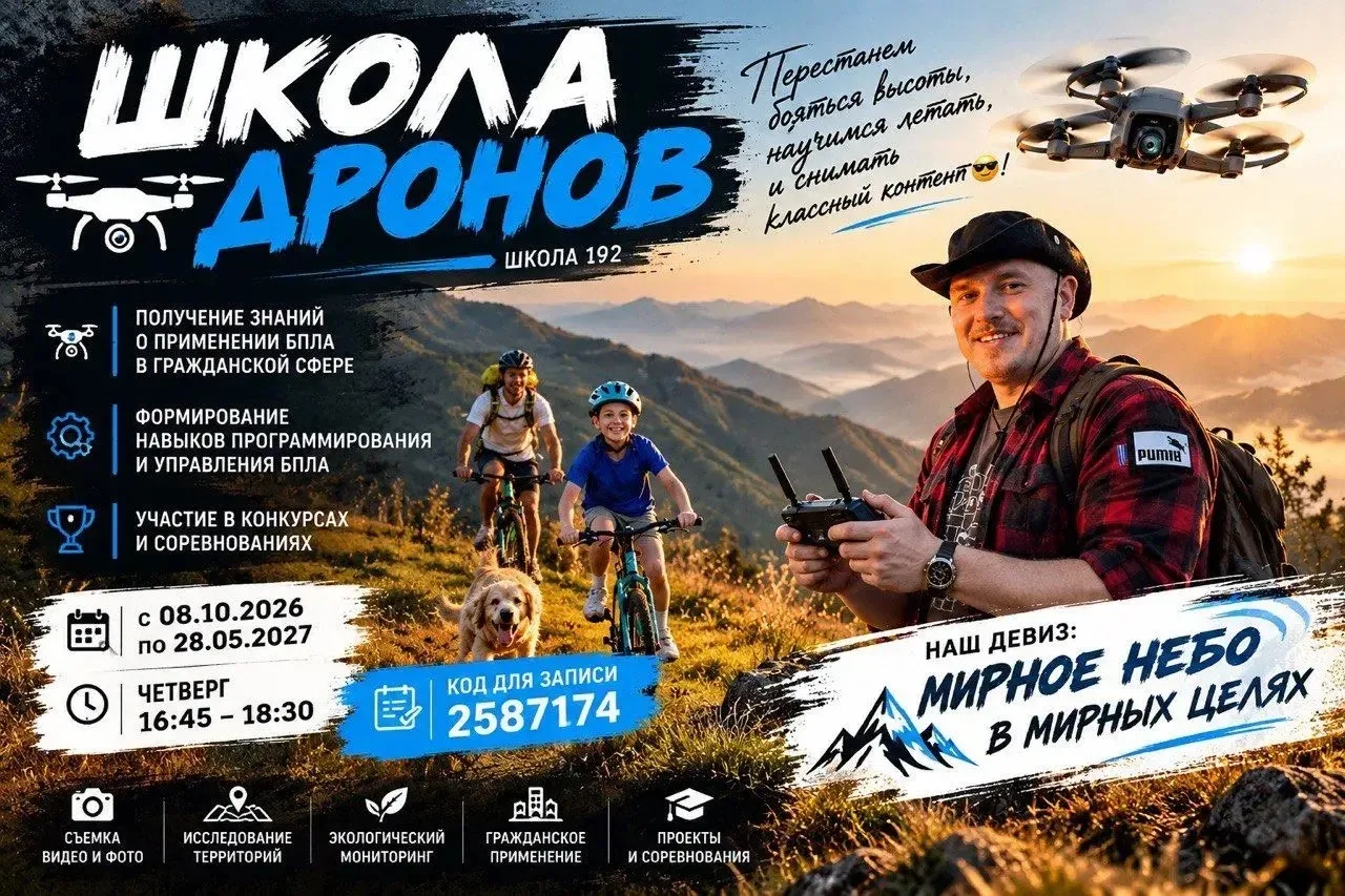 🚁 ШКОЛА ДРОНОВ — ОТКРЫВАЕМ ДЕТЯМ НЕБО!