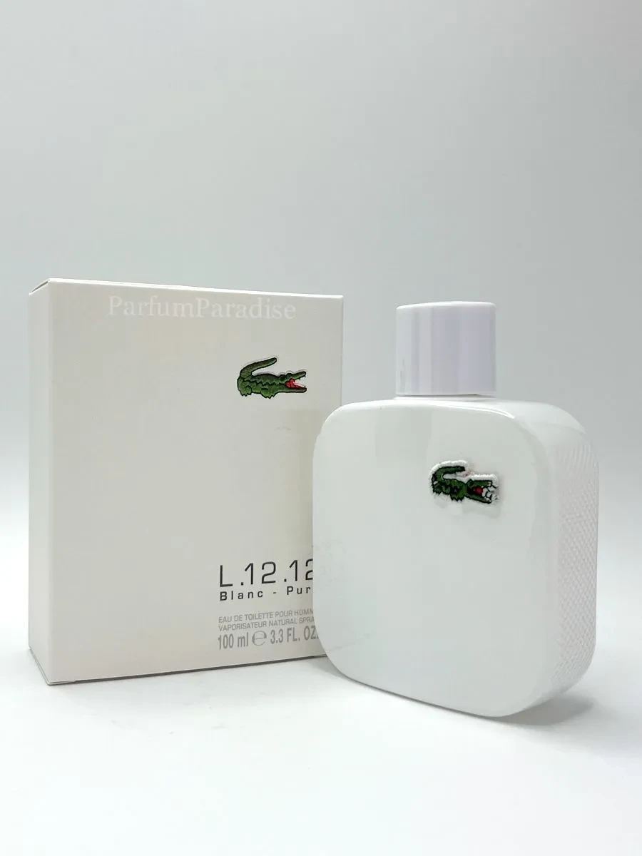Духи мужские Lacoste L.12.12 Blanc/ Лакосте Бланш 100 мл на OZON