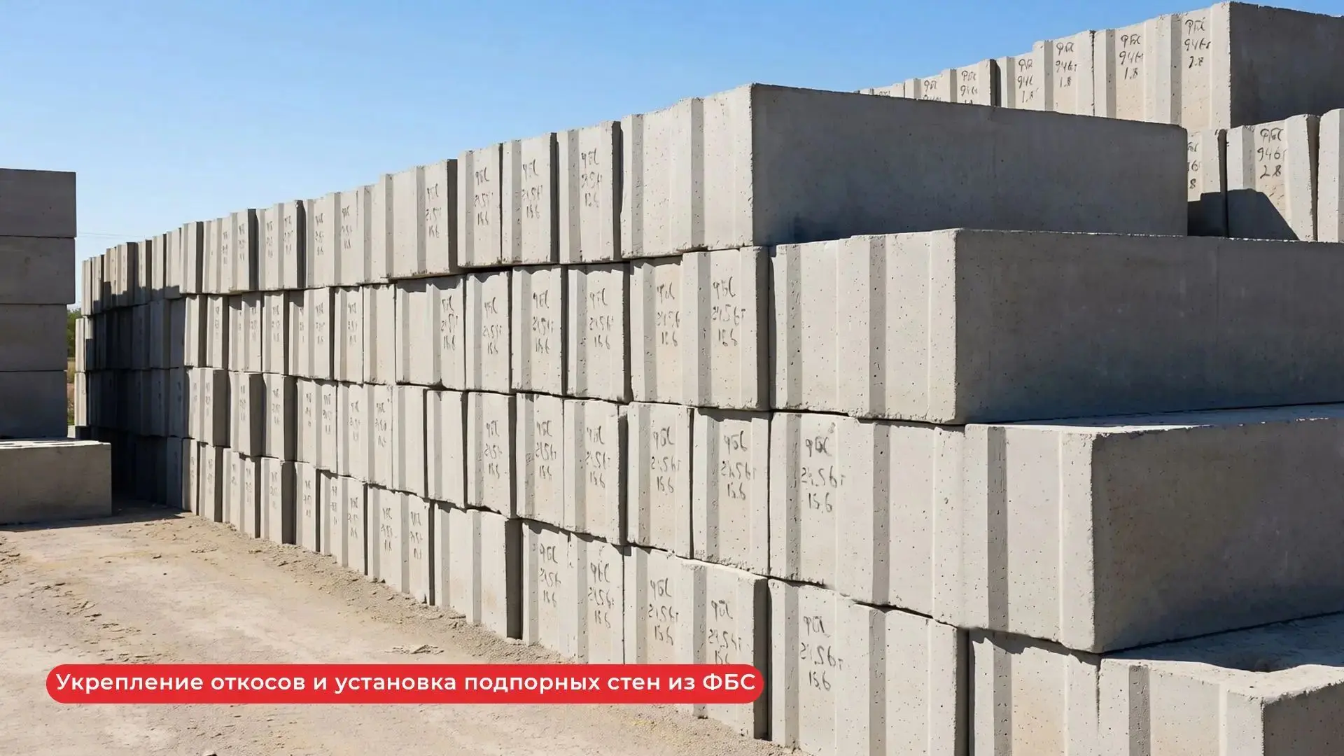 Как подготовить участок к зиме: укрепляем откосы и ставим подпорные стены из ФБС