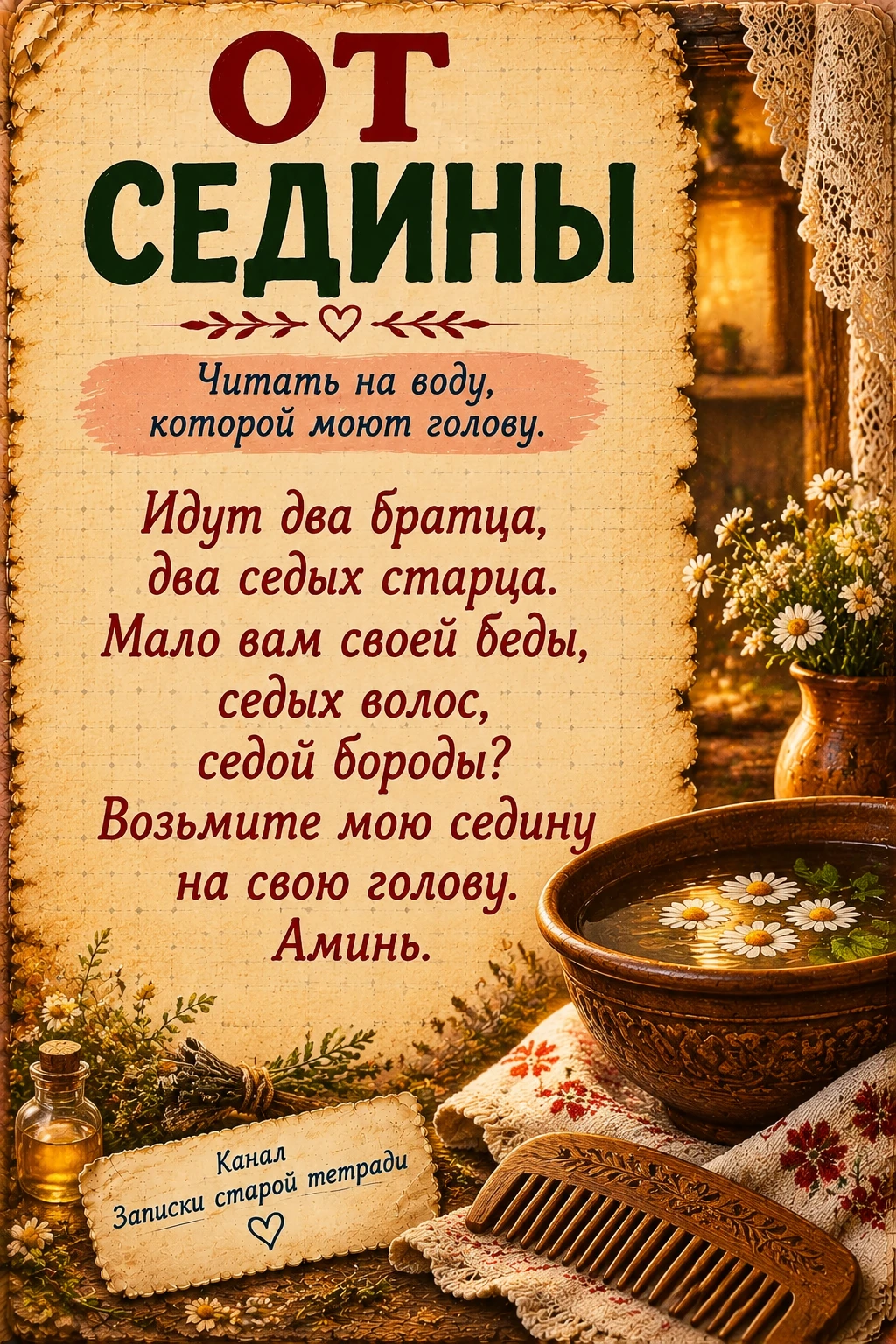 💧 От седины