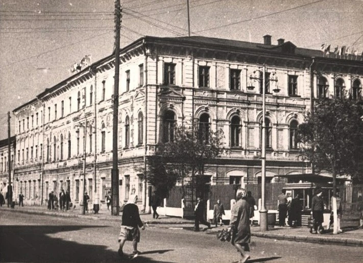 Улица Советская, фото 1972 года.