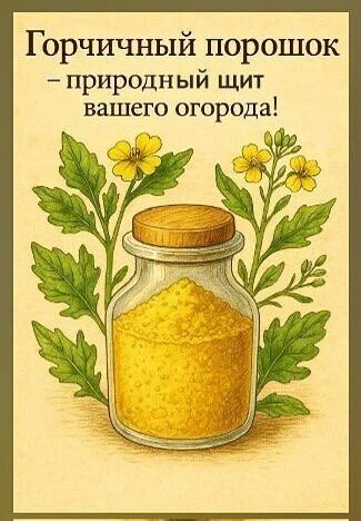 Горчичный порошок — защита без химии 🔥