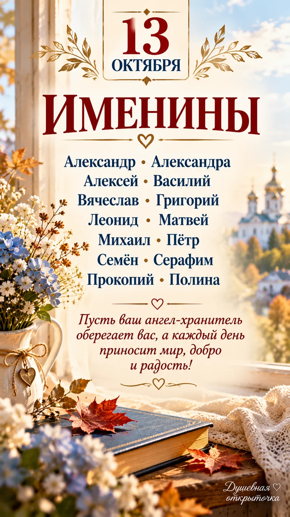 🌷 С именинами!