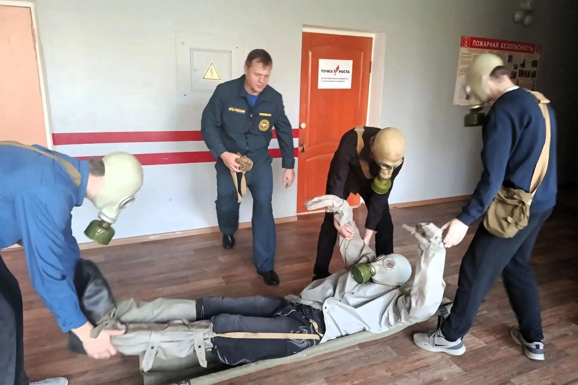 📸 В Михайловской школе прошли учения по гражданской обороне​