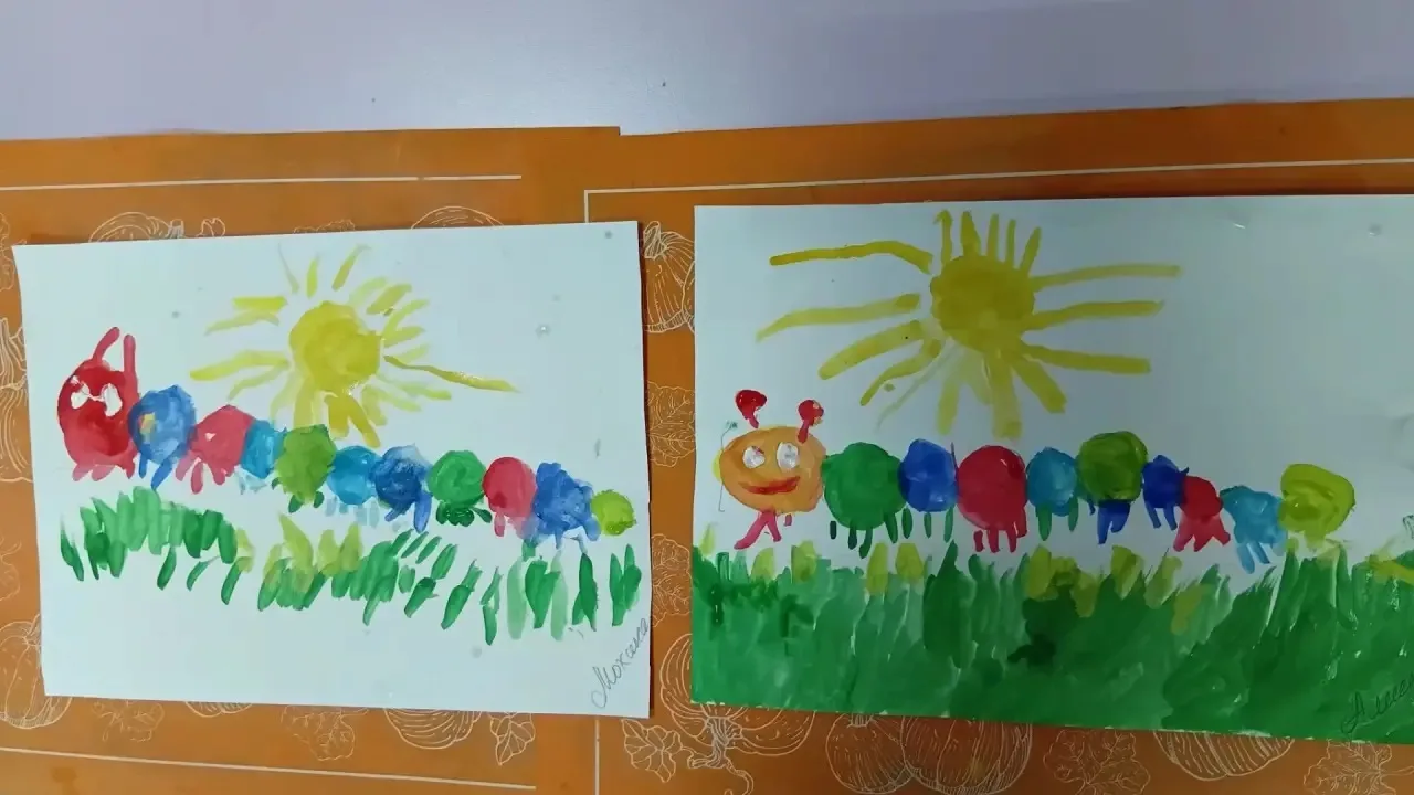 🐛 Маленькие художники — большие фантазёры!