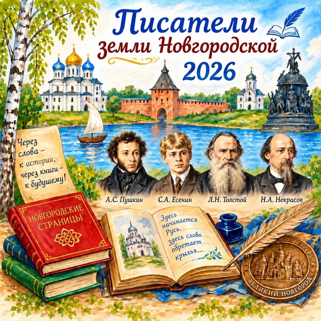 🎉 Областной конкурс «Писатели земли Новгородской - 2026» открыт!