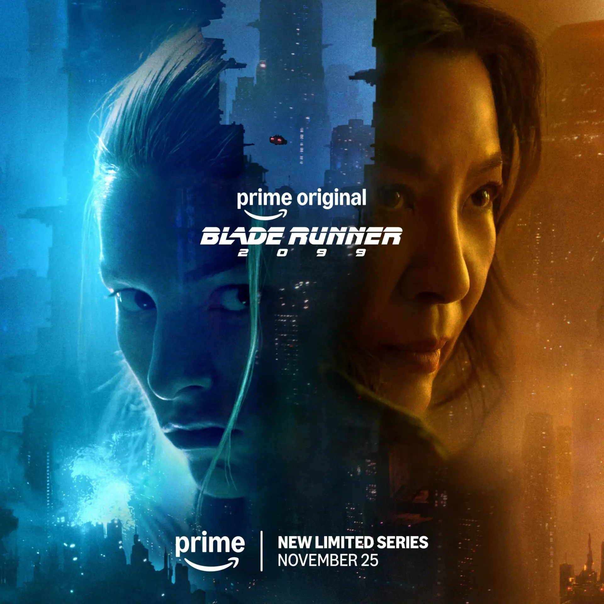 Новый постер и трейлер мини-сериала «Бегущий по лезвию 2099» с Мишель Йео и Хантер Шафе...