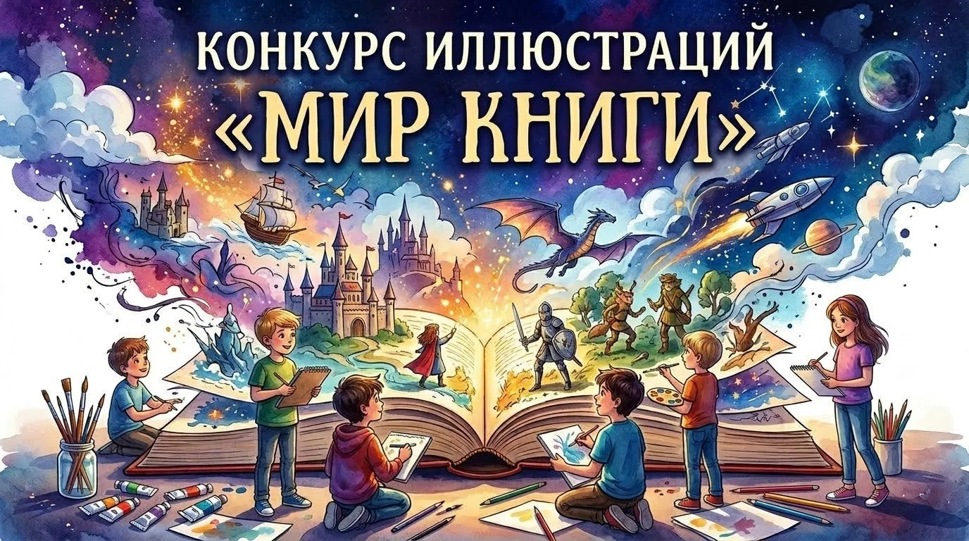 КОНКУРС ИЛЛЮСТРАЦИИ «МИР КНИГИ» 📚