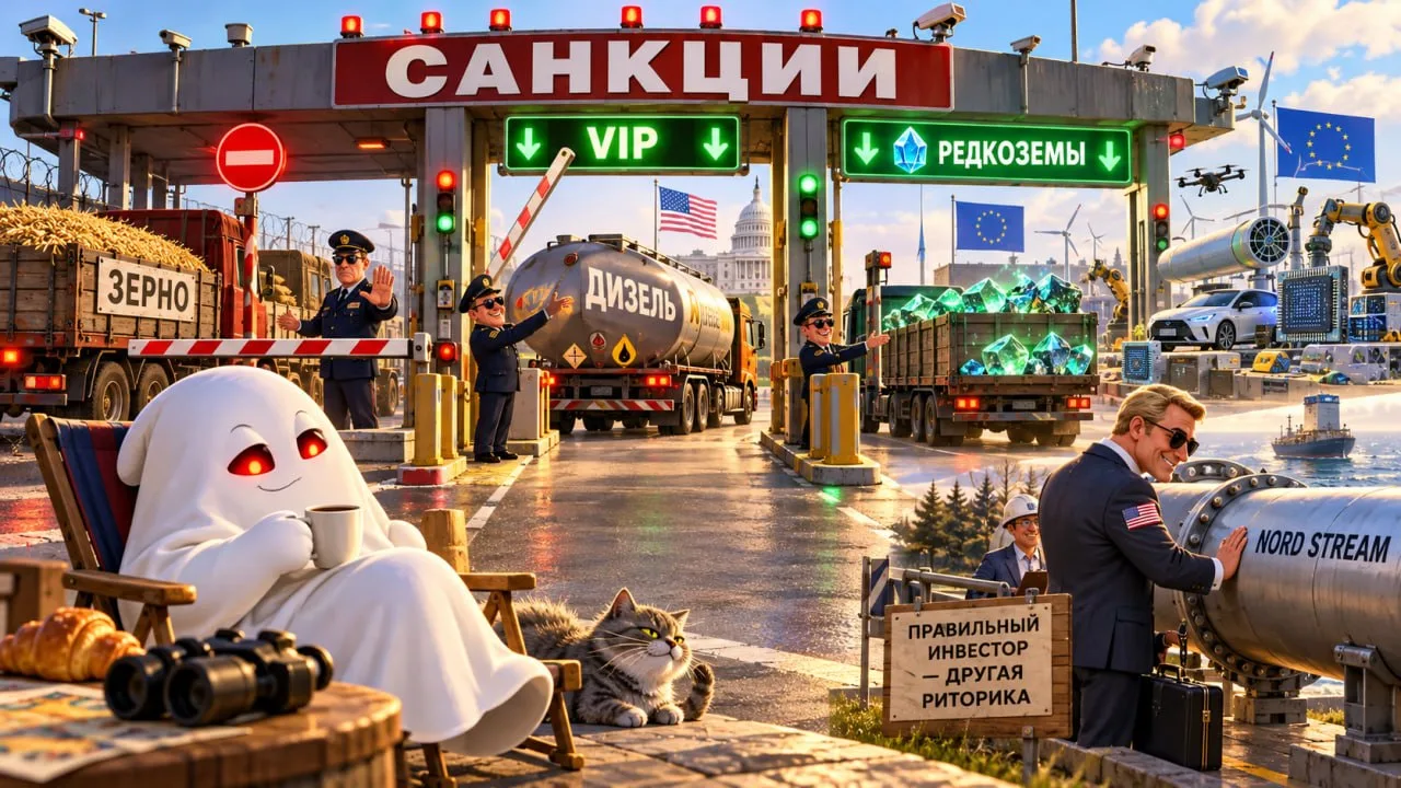 ☕️ ДОБРОЕ УТРО. 10 ОКТЯБРЯ. ВЧЕРА ВЫЯСНИЛОСЬ, ЧТО САНКЦИИ - ЭТО НЕ СТЕНА. ЭТО ШЛАГБАУМ ...