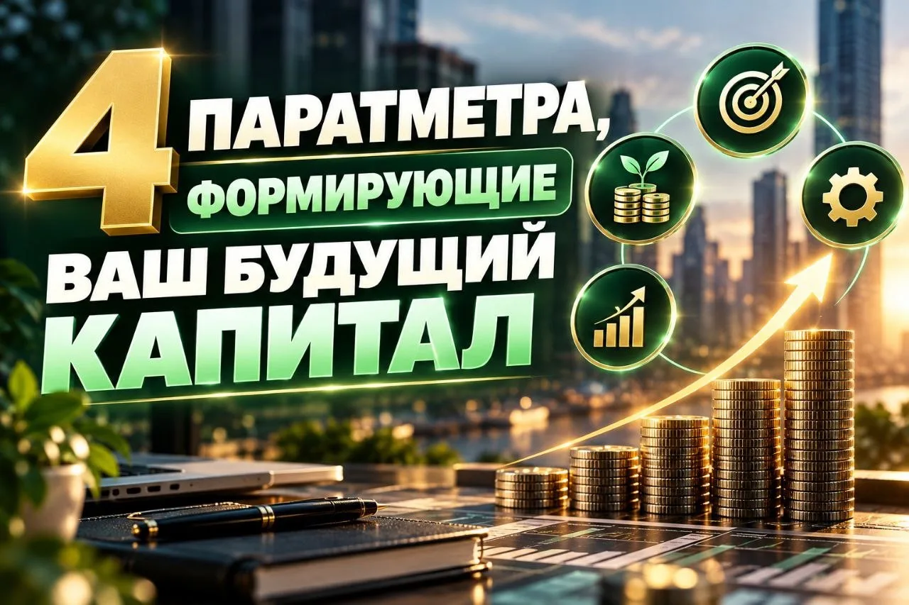 Какие 4 параметра формируют ваш будущий капитал?
