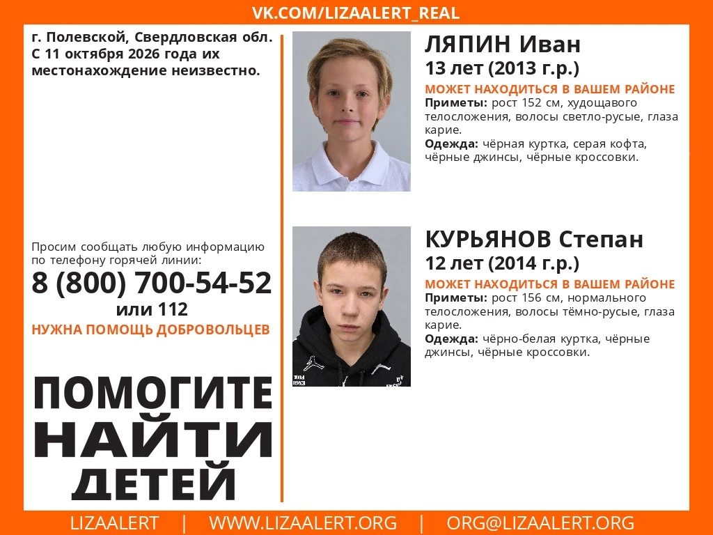 Внимание! Пропали дети