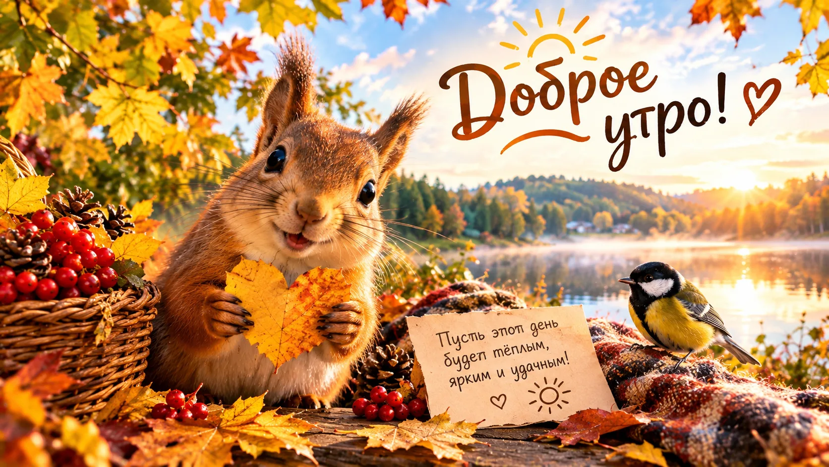 🍂 Доброе осеннее утро, дорогие Друзья! ☀️😊