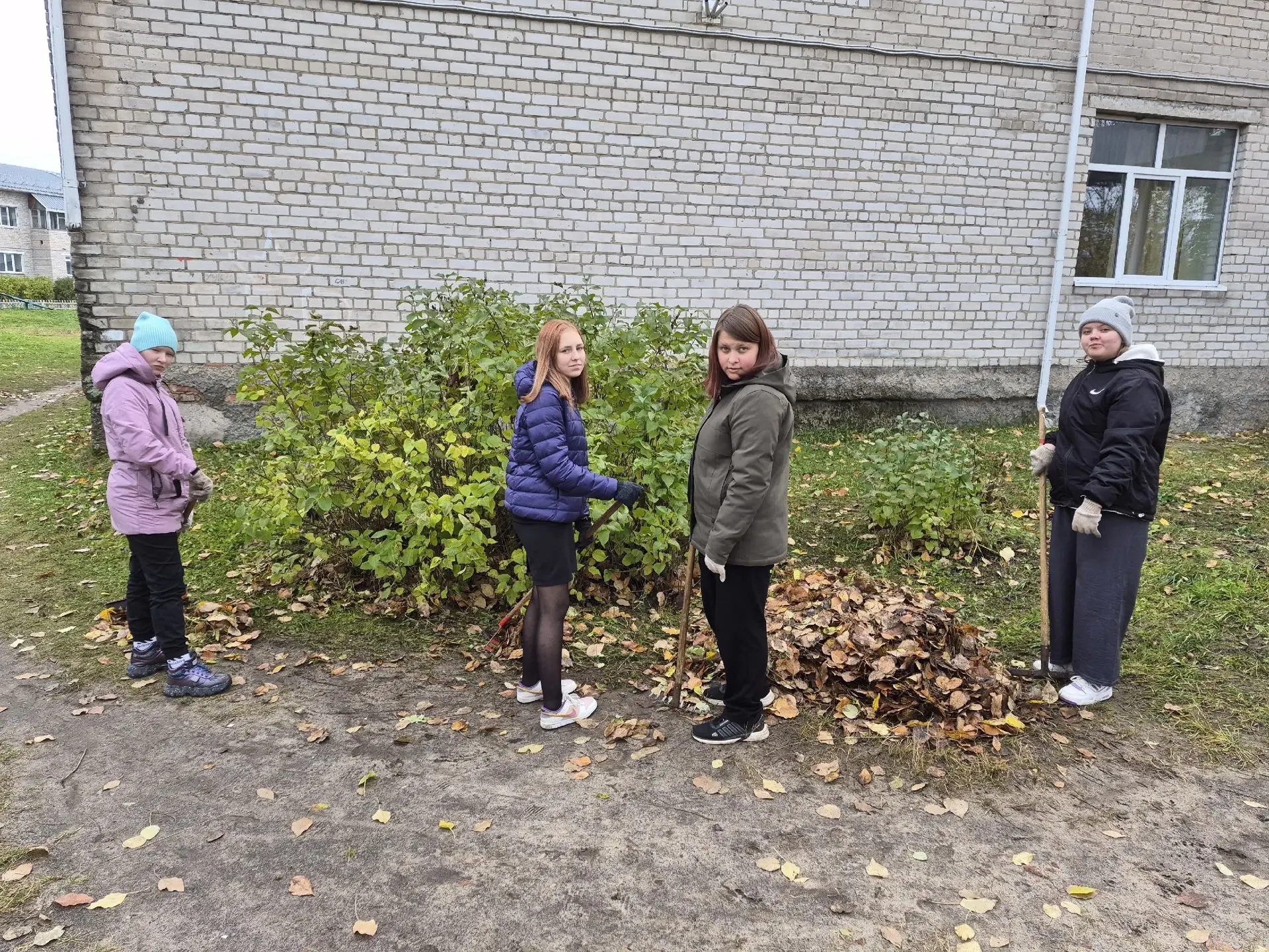 🍂🍁Операция «Чистый двор — чистая школа» прошла в нашей школе в рамках экологических д...